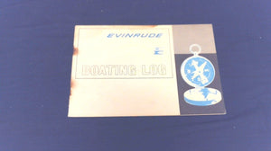 Evinrude Boating Log Book - Used