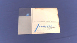 Evinrude Boating Log Book - Used