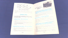 1978 MERCURY OPERATION/MAINTAINENCE MANUAL THRUSTER ELECTRIC OUTBOARD RC DM TM