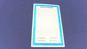 1978 MERCURY OPERATION/MAINTAINENCE MANUAL THRUSTER ELECTRIC OUTBOARD RC DM TM