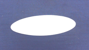Oval O'Brien Sticker/Decal/Label - Black Yellow Blue - 5-1/2" x 1-1/2"