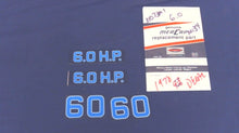 Mercury 31073A1 Decal Set - Merc 60/60hp – New Old Stock