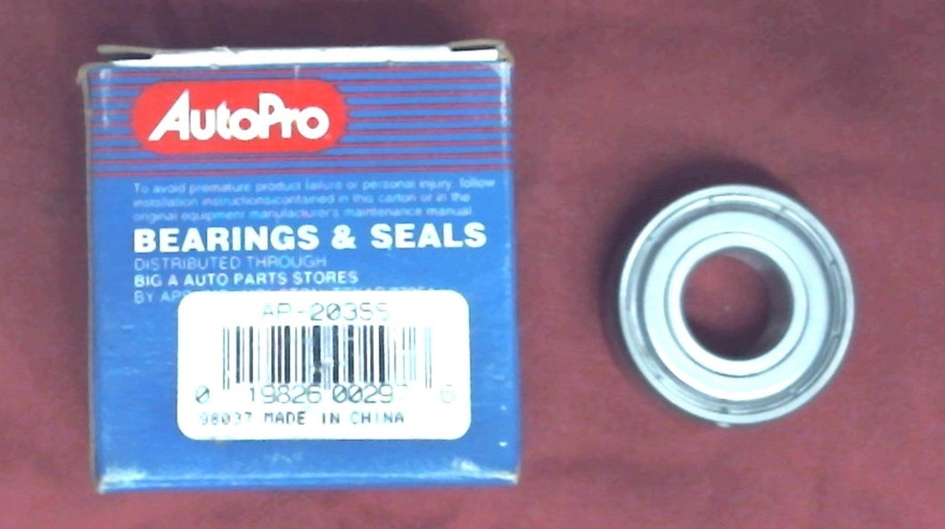 Auto Pro AP-203SS Shielded Single Row Ball Bearing