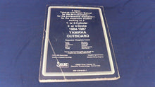 SELOC Yamaha Outboard Repair Manual 1 & 2 CYLINDER 2 & 4 STROKE 1984-87 Vol I