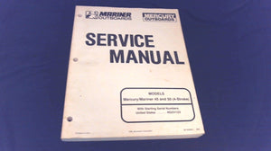 Mercury/Mariner 828631 1294 Service Manual Merc/Marin 50 (4 Stroke) - Used