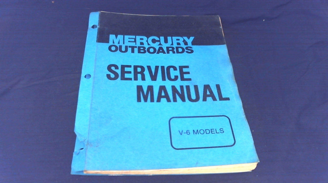 USED 1979 MERCURY 86133 SERVICE MANUAL V-6 MODELS