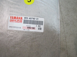 Yamaha 6R3-42792-41-00 Decal/Mark 2 - 1 Piece (GLM)