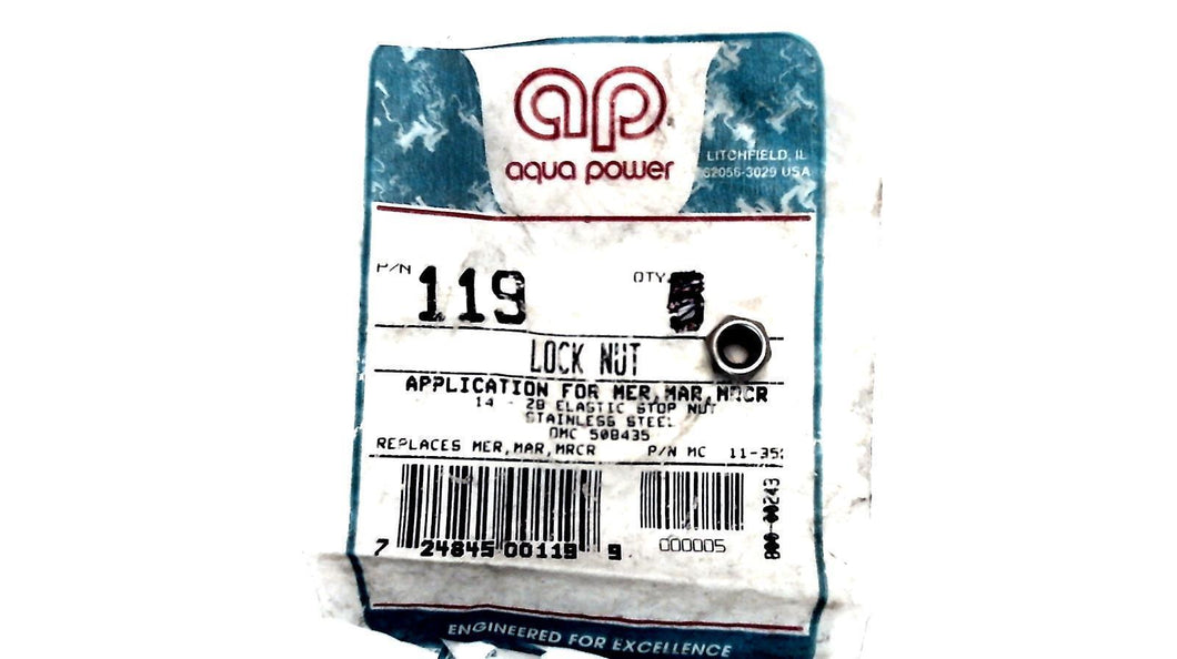 Aqua Power 119 Lock Nut for OMC 508435