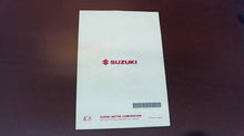 2007 Suzuki Owners Manual F2.5 99011-97J02-03BD - Used