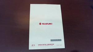 2007 Suzuki Owners Manual F2.5 99011-97J02-03BD - Used