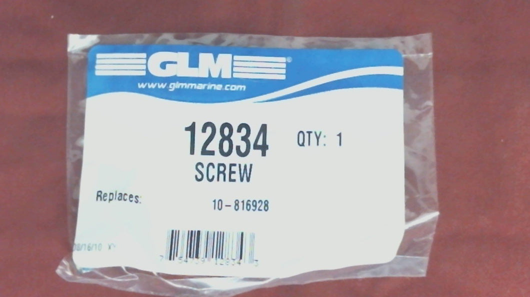 GLM 12834 Screw for Mercury 10-816928