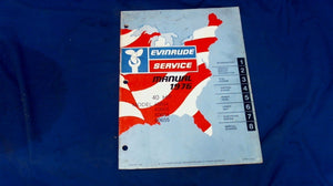 1976 Evinrude 5192 Service Manual Models 40hp 40604 40605 40654 40655 - Used