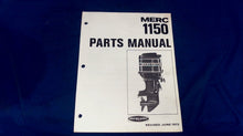 Mercury 1100/110hp 1100E 63296 Parts Catalog Revised June 1973 - Used