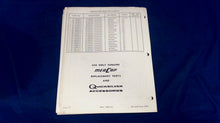 Mercury 1400EL-SS 140hp 61768 Parts Catalog Revised October 1972