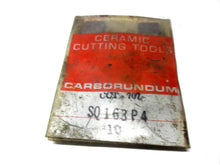 Carborundum SQ163P4 CCT-707 Ceramic Inserts - Package of 10 (GR)