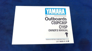 1990 Yamaha Owners Manual Models C55P C85P C115P LIT-18626-01-26