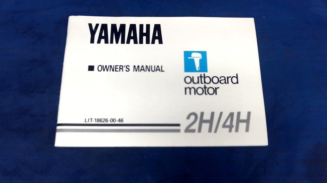 1986 Yamaha Owners Manual Models 2H 4H LIT-18626-00-46