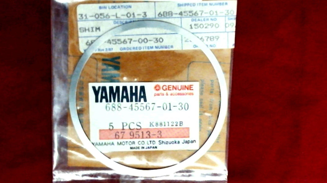 Yamaha 688-45567-01-30 Shim (T:0.30MM) (GLM)
