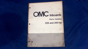 1973 OMC 980476 Inboard Parts Catalog 225 250 HP