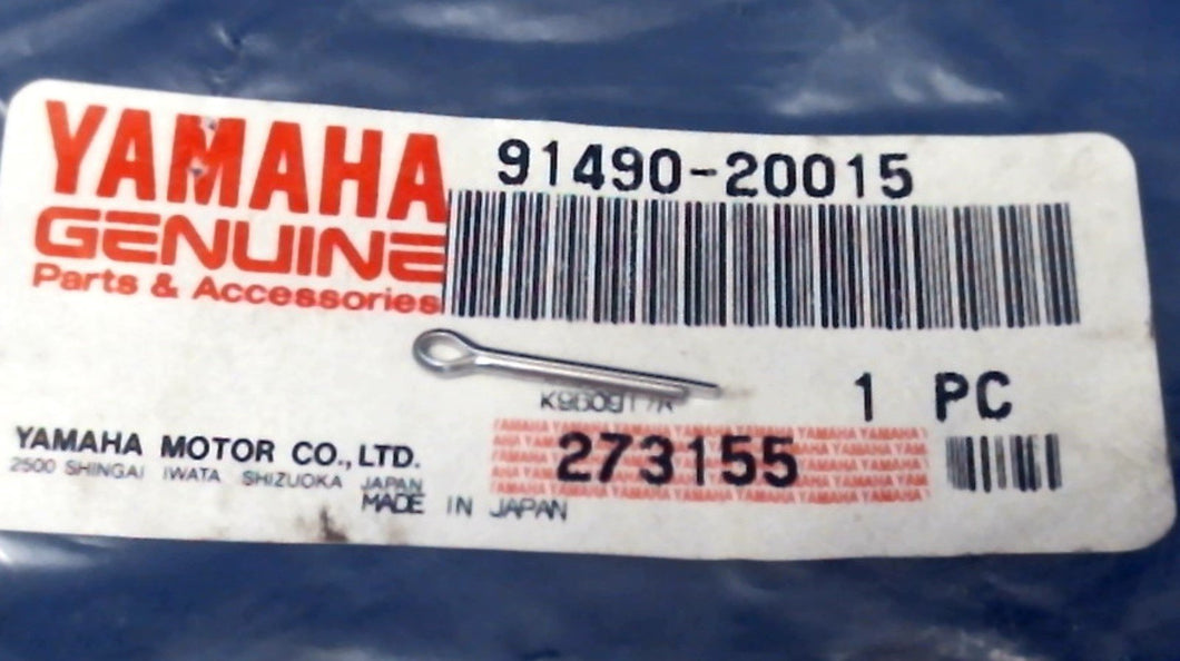 Yamaha 91490-20015-00 Cotter Pin