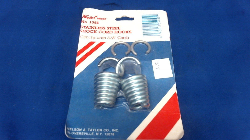 Taylor Made 1055 Stainless Steel Shock Cord Hooks for 3/8