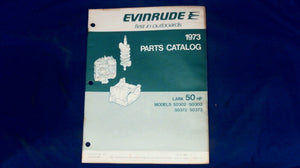 1973 Evinrude 279583 50hp Parts Catalog Lark Models 50302 50303 50372 50373 - Used