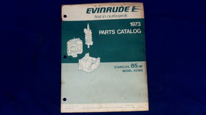 1973 Evinrude 279585 85hp Parts Catalog Starflite Model 85393 - Used