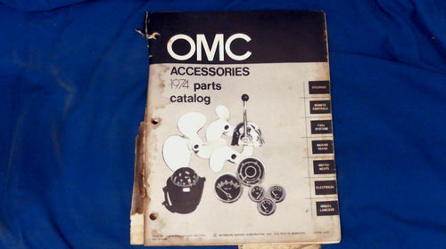 1974 OMC Accessories Parts Catalog