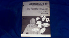 USED 1974 EVINRUDE 279688 85HP PARTS CATALOG STARFLITE MODEL 85493