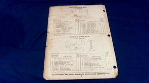 USED 1975 JOHNSON 387010 PARTS CATALOG ELECTRIC MODELS E2T-S E4T-S E2B-S E4B-S