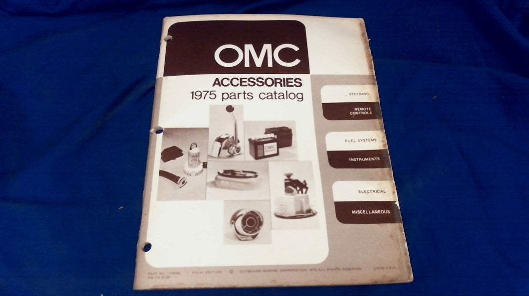 1975 OMC Accessories Parts Catalog