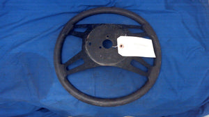 Steering Wheel 14" Vintage Black 4 Spoke (Renken/Chris Craft, Etc) Used