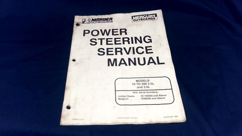 1996 Mercury/Mariner Power Steering Service Manual 70-200 2.5L & 3.0L - Used