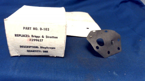 Arctic Spirit D-103 Diaphragm (Briggs & Stratton 299637 Cat 2258H0015)