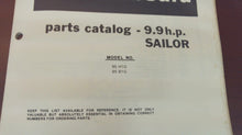 1980 Chrysler Outboard 9.9 HP Sailor 95H1G 95B1G Parts Catalog - Used
