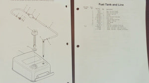 1988 Force Outboards 15 HP 152F8B C152F8B 153F8B Parts Catalog - Used