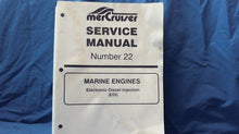 Mercruiser Service Manual #22 Electronic Diesel Injection 90-860074 - Used