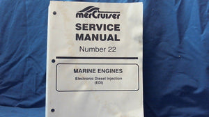 Mercruiser Service Manual #22 Electronic Diesel Injection 90-860074 - Used