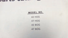 1979 Chrysler Outboard 4 H.P. 42 HOG 47 HOG 42 BOG 47 BOG Parts Catalog - Used