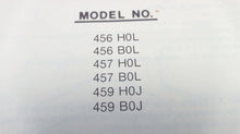 1979 Chrysler Outboard 45 H.P. 456 457 H0L B0L 459 H0J B0J Parts Catalog - Used