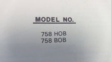 1979 Chrysler Outboard 75 H.P. 758 HOB 758 BOB Parts Catalog - Used