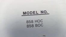 1979 Chrysler Outboard 85 H.P. 858 HOC 858 BOC Parts Catalog - Used