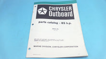 1979 Chrysler Outboard 85 H.P. 850 HOA Parts Catalog - Used