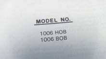 1979 Chrysler Outboard 100 H.P. 1006 HOB 1006 BOB Part Catalog - Used