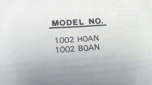 1979 Chrysler 100 H.P. Outboard 1002 HOAN 1002 BOAN Parts Catalog - Used