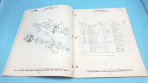 1968 OMC 80HP Stern Drive NU NUE-10S Parts Catalog - Used