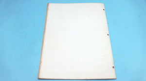 1967 OMC 120 HP Stern Drive CU-16C CUE-16C Parts Catalog - Used