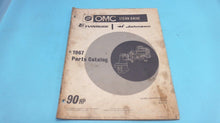 1967 OMC 90HP DU-15S DUE-15S Stern Drive Parts Catalog - Used