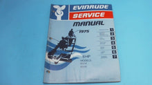 1975 6 HP Evinrude 6504 6505 Service Manual - Used