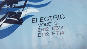 1975 Evinrude Electric EB12 EB14 ET12 ET14 Service Manual - Used